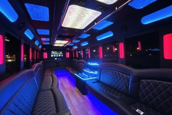 McKinney Limousine Bus Interior