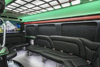 McKinney Sprinter Party Bus Interior