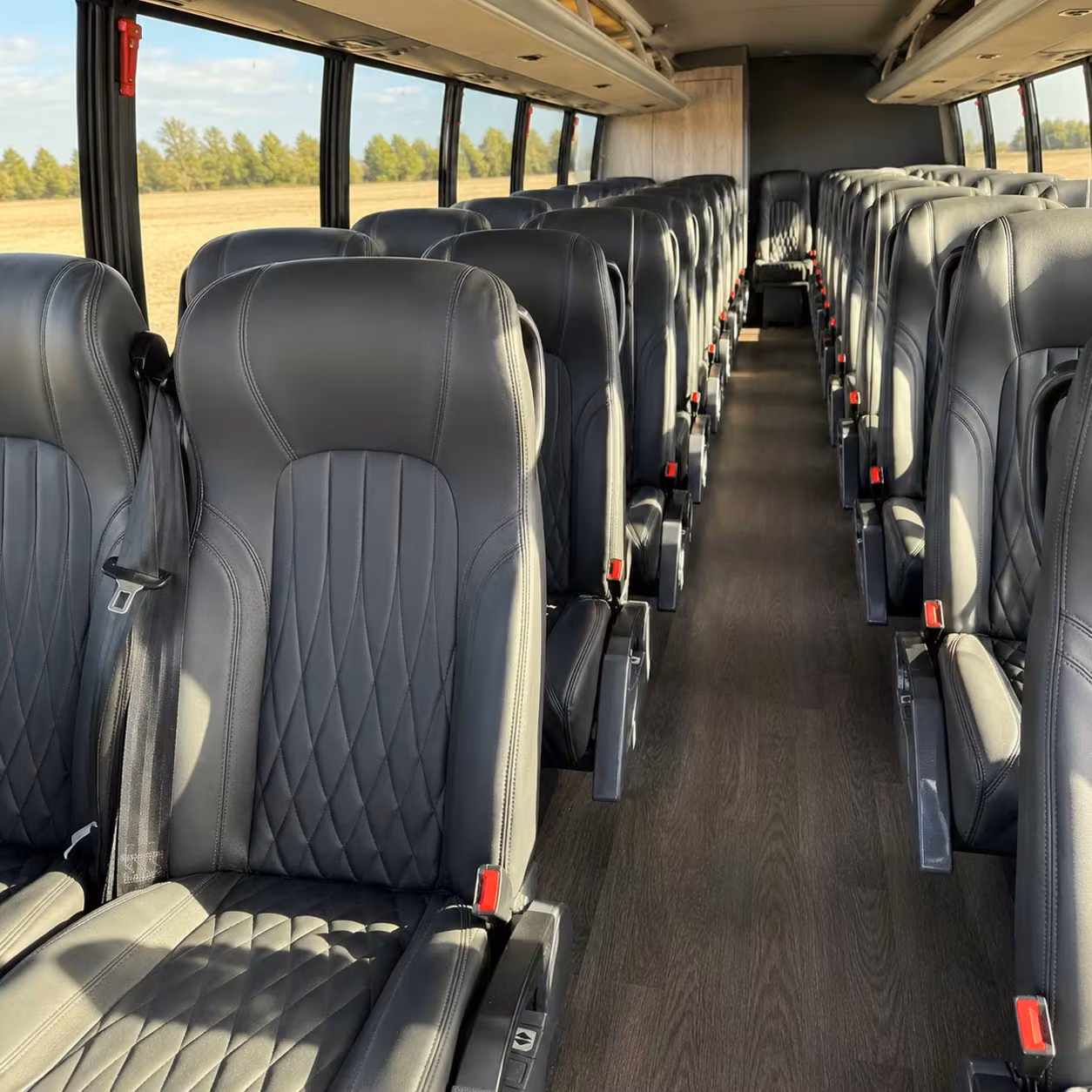 30 passenger minibus interior