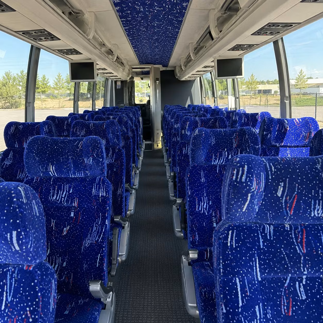 mckinney charter bus interior