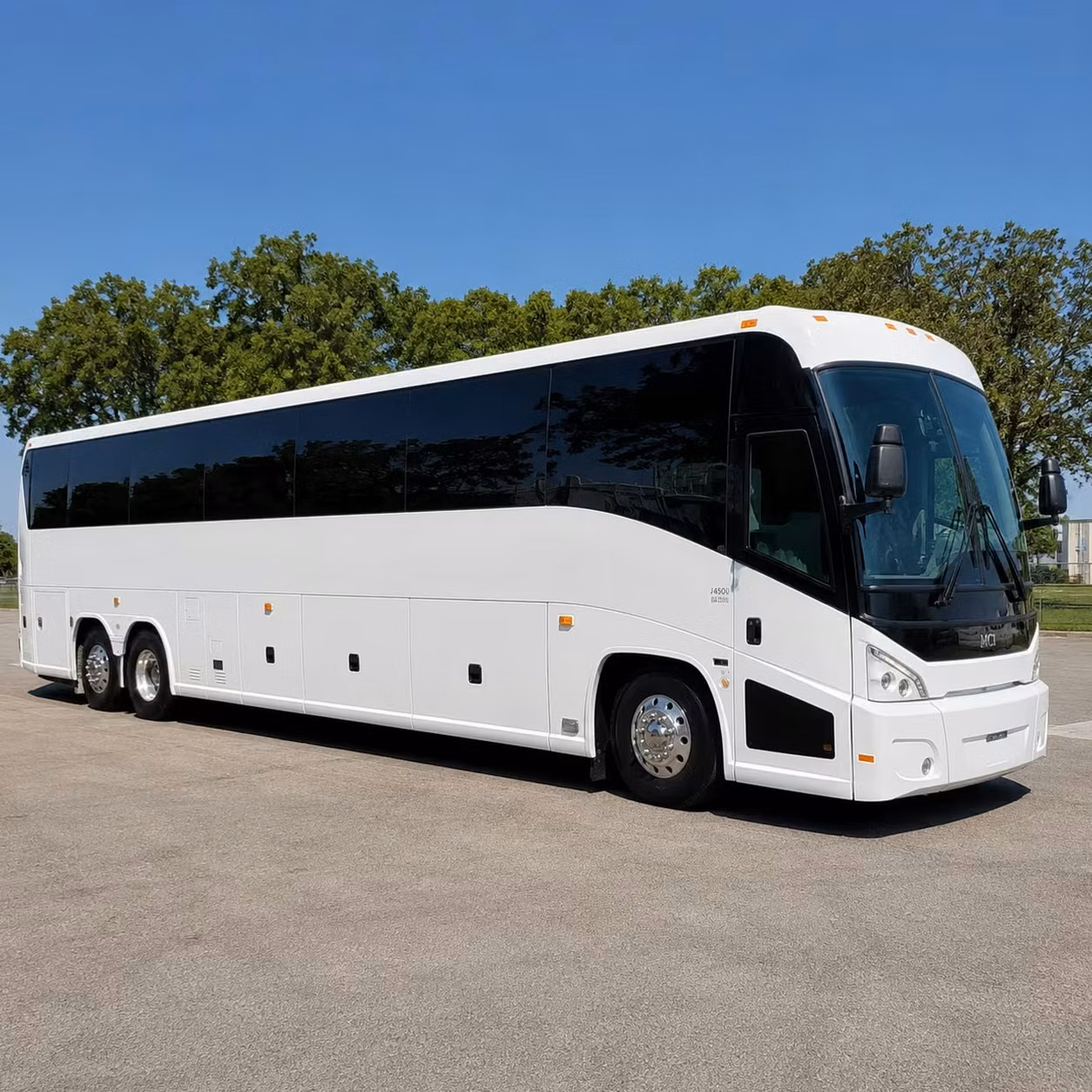 mckinney charter bus rental exterior