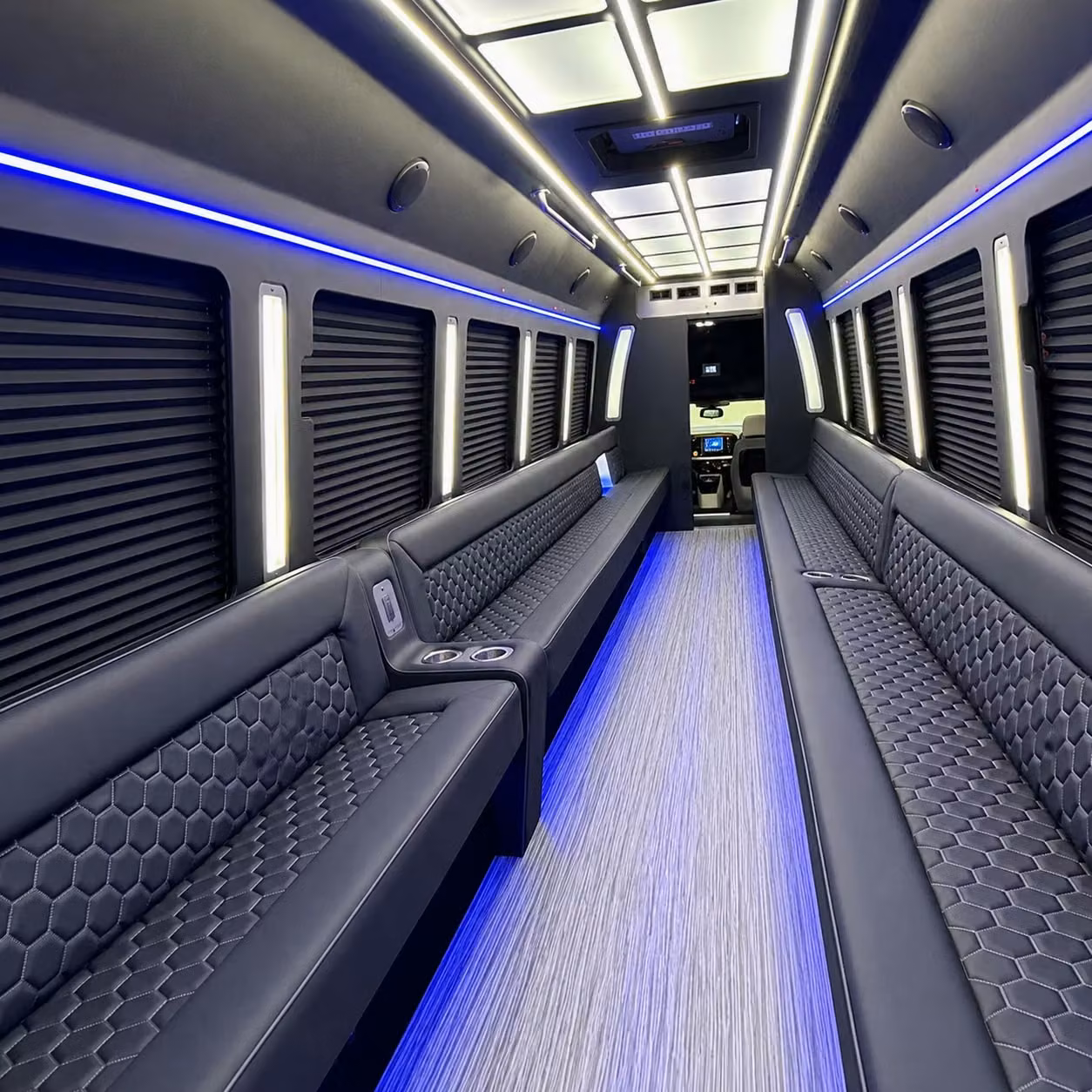 party bus interior