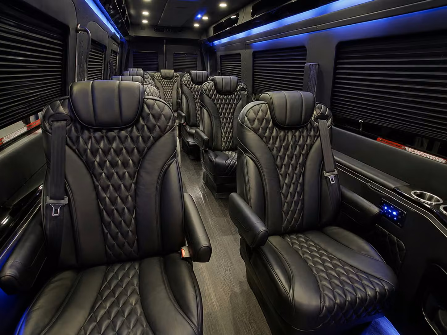 sprinter van with driver interior